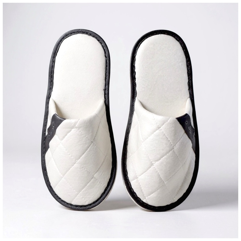 The Ritz-Carlton Signature Plush Hotel Slippers | Luxury Spa & Travel Comfort